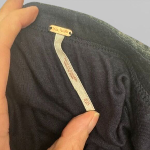 Free People Temptress Dress Bodycon Midi with Strappy Back and Metallic Stripes - Picture 3 of 4